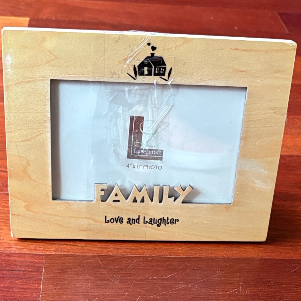 Laser Craft Natural Wood Picture Frame
